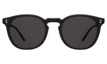 Front view of Eldridge Sunglasses in Matte Black/Grey Flat