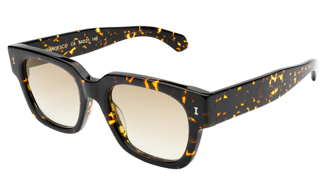 Francesco Sunglasses side view in Flame / Taupe Gradient