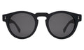 Front view of Leonard Sunglasses in Matte Black/Grey