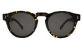 Front view of Leonard Sunglasses in Flame/Grey