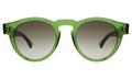Front view of Leonard Sunglasses in Hunter/Olive Gradient