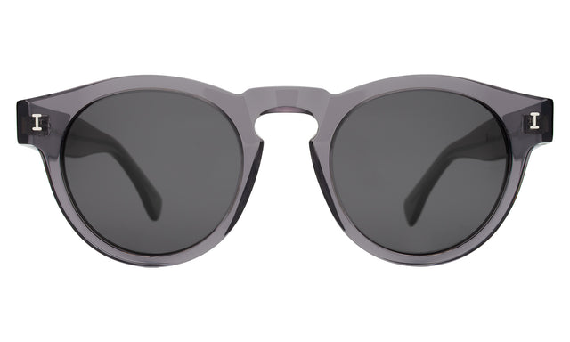 Leonard Sunglasses front view in Mercury with Grey