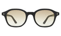 Front view of William Sunglasses in Matte Black/Taupe Gradient