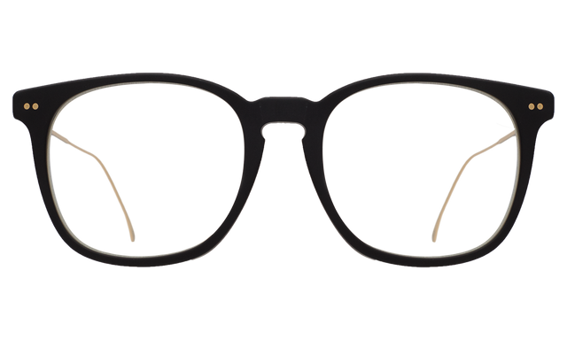 10018 Optical front view in Matte Black Optical