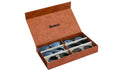 Front view of Collector's Case in Brown