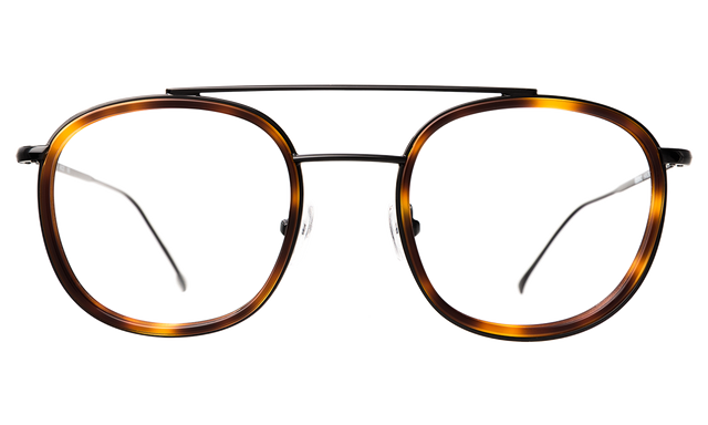 Corfu Optical front view in Havana/Black Optical