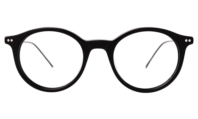 Dana Optical front view in Black/Matte Black Optical