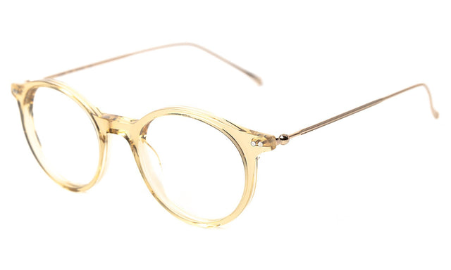 Dana Optical side view in Caramel/Gold Optical