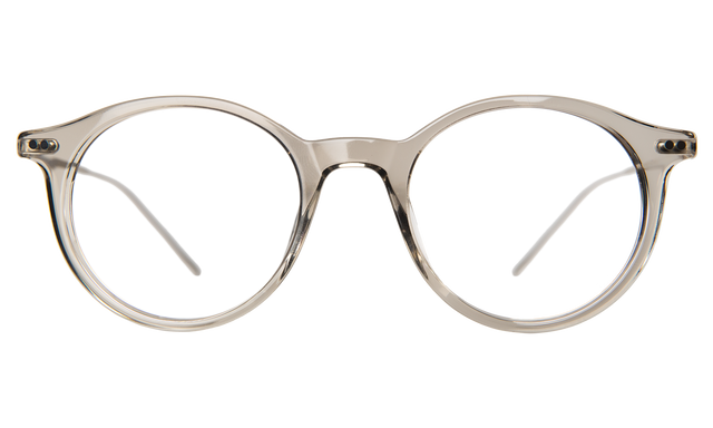 Dana Optical front view in Cool Grey/Silver Optical