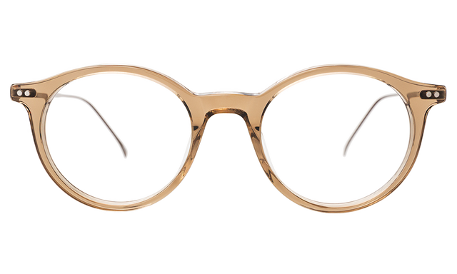 Dana Optical front view in Fawn/Gunmetal Optical