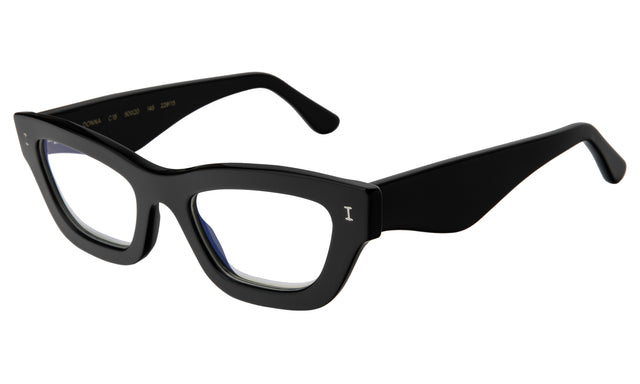 Donna Optical side view in Black Optical