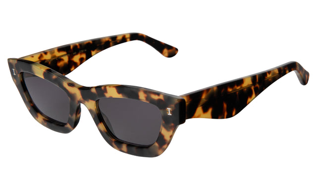 Donna Sunglasses side view in Tortoise / Grey