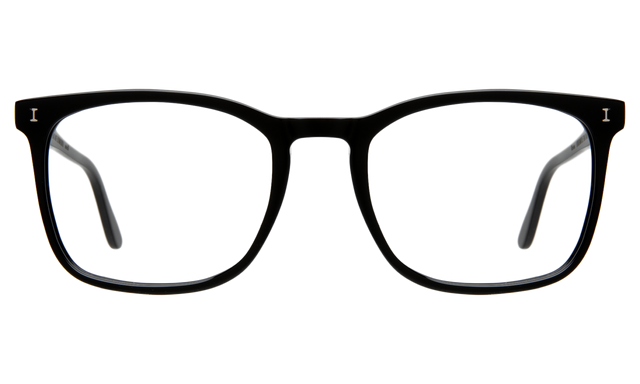 Greg Optical front view in Black Optical