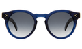 Front view of Leonard II E Sunglasses in Navy/Grey Gradient