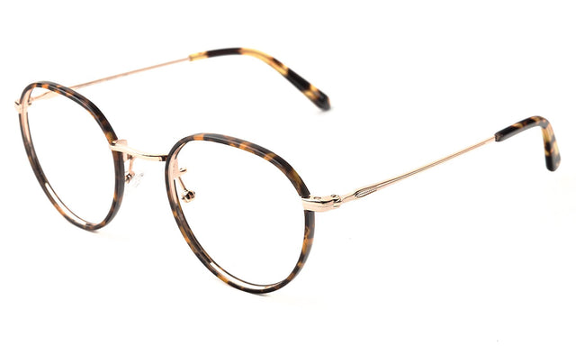 Oxford Optical side view in Tortoise/Rose Gold Optical