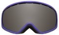 Front view of Ski Goggles in Matte Purple/Silver Polarized Mirror