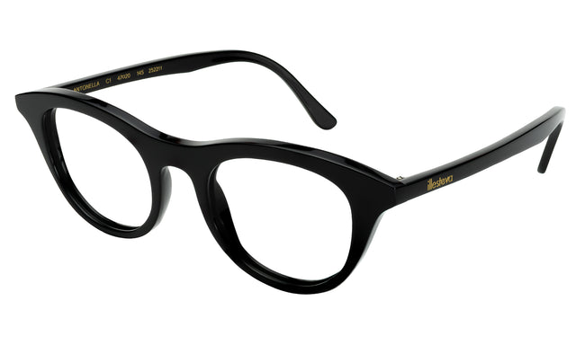 Antonella Optical Side Profile in Black Optical