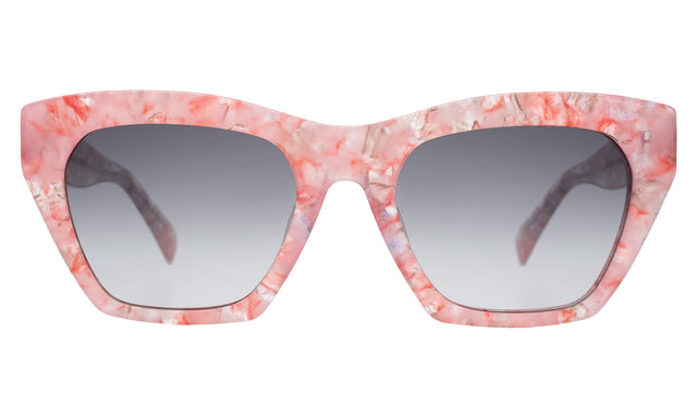 Bali Sunglasses in Rose Quartz with Grey Gradient