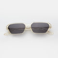Front view of Baxter II Sunglasses in Champagne/Grey