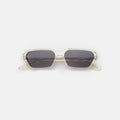 Front view of Baxter II Sunglasses in Champagne/Grey