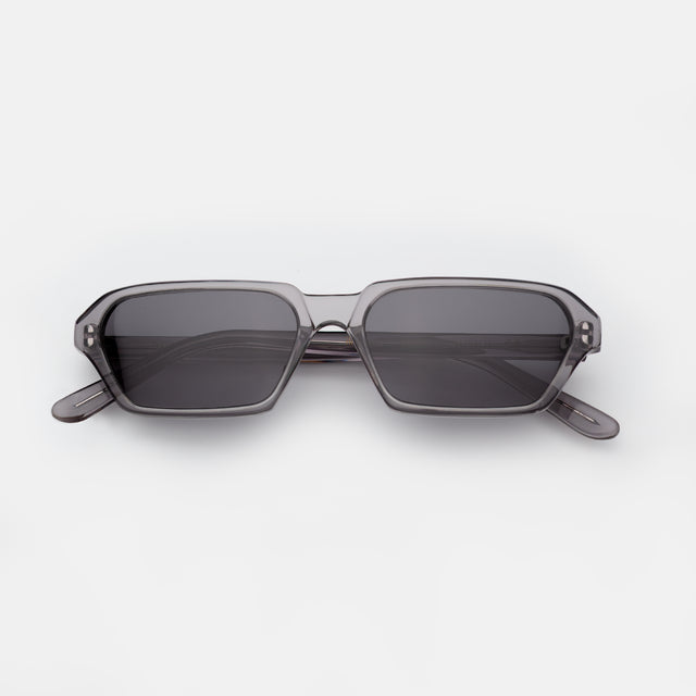 Baxter II Sunglasses side view in Mercury / Grey