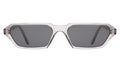 Front view of Baxter Sunglasses in Smoke/Grey