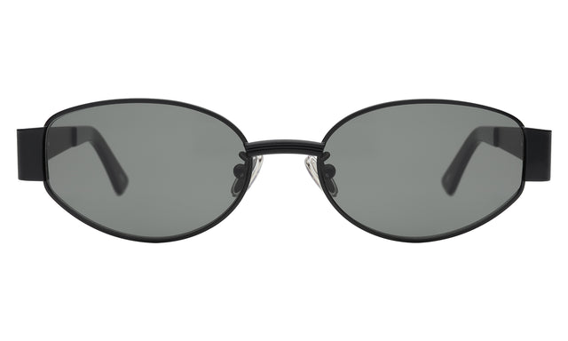 Bellagio Sunglasses in Matte Black with Grey