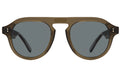 Front view of Bergen III Sunglasses in Green/Olive