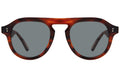 Front view of Bergen III Sunglasses in Sand/Grey
