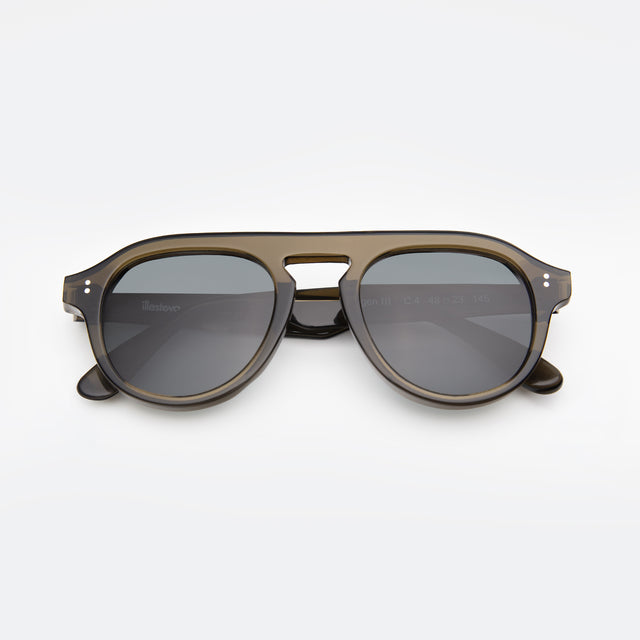 Bergen III Sunglasses side view in Green / Olive