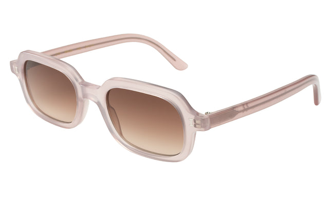 Berlin Sunglasses Side Profile in Thistle / Brown Gradient