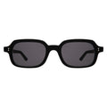 Front view of Berlin Sunglasses in Black/Grey