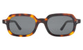 Front view of Berlin Sunglasses in Havana/Grey