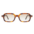 Front view of Berlin Sunglasses in Havana/Taupe Gradient