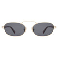 Front view of Bimini Sunglasses in Gold/Havana/Grey Flat