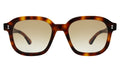 Front view of Bogota E Sunglasses in Bengal/Taupe Flat Gradient