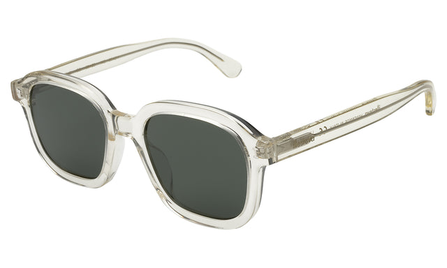 Bogota E Sunglasses side view in Champagne / Olive Flat