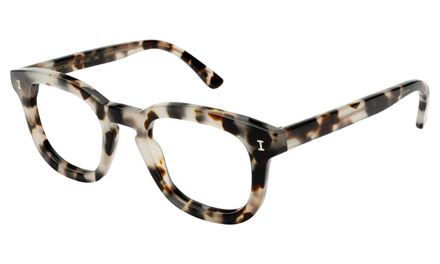 Boston Optical side view in White Tortoise Optical