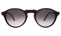Front view of Capri Sunglasses in Black/Grey Gradient