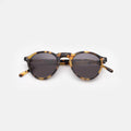 Front view of Capri Sunglasses in Tortoise/Grey