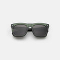 Front view of Charleston Sunglasses in Pine/Grey Flat