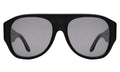 Front view of Colorado Sunglasses in Black/Grey