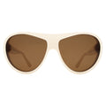 Front view of Cynthia Rowley x illesteva in Cream/Brown