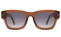 Front view of Dolomites Sunglasses in Kohl/Grey Gradient