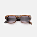 Front view of Dolomites Sunglasses in Kohl/Grey Gradient