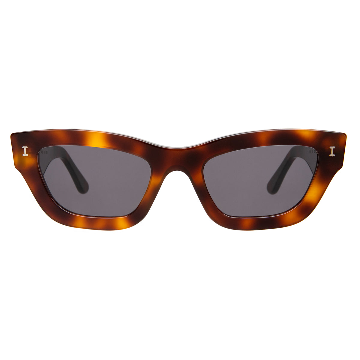 Donna Sunglasses in Havana with Grey lenses, front view
