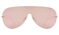 Front view of Douglas Mask Sunglasses in Rose/Rose