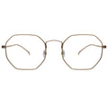 Front view of Dylan Optical in Gold/Optical