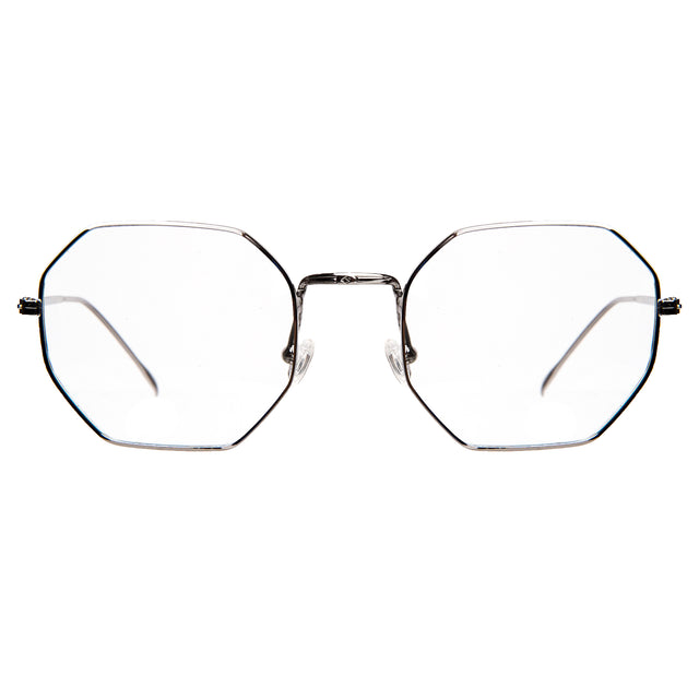 Dylan Optical front view in Gunmetal Optical