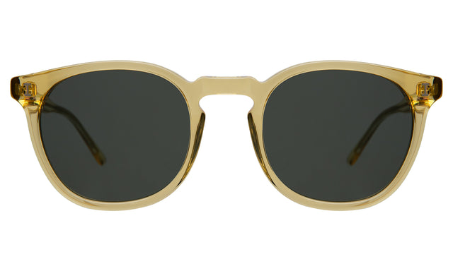 Eldridge Sunglasses in Clear Blond with Olive Flat